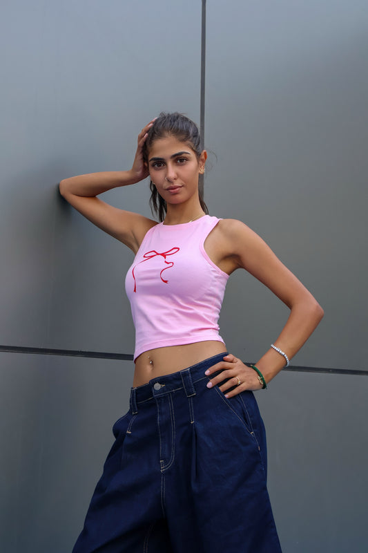Tank Top Printed Rose